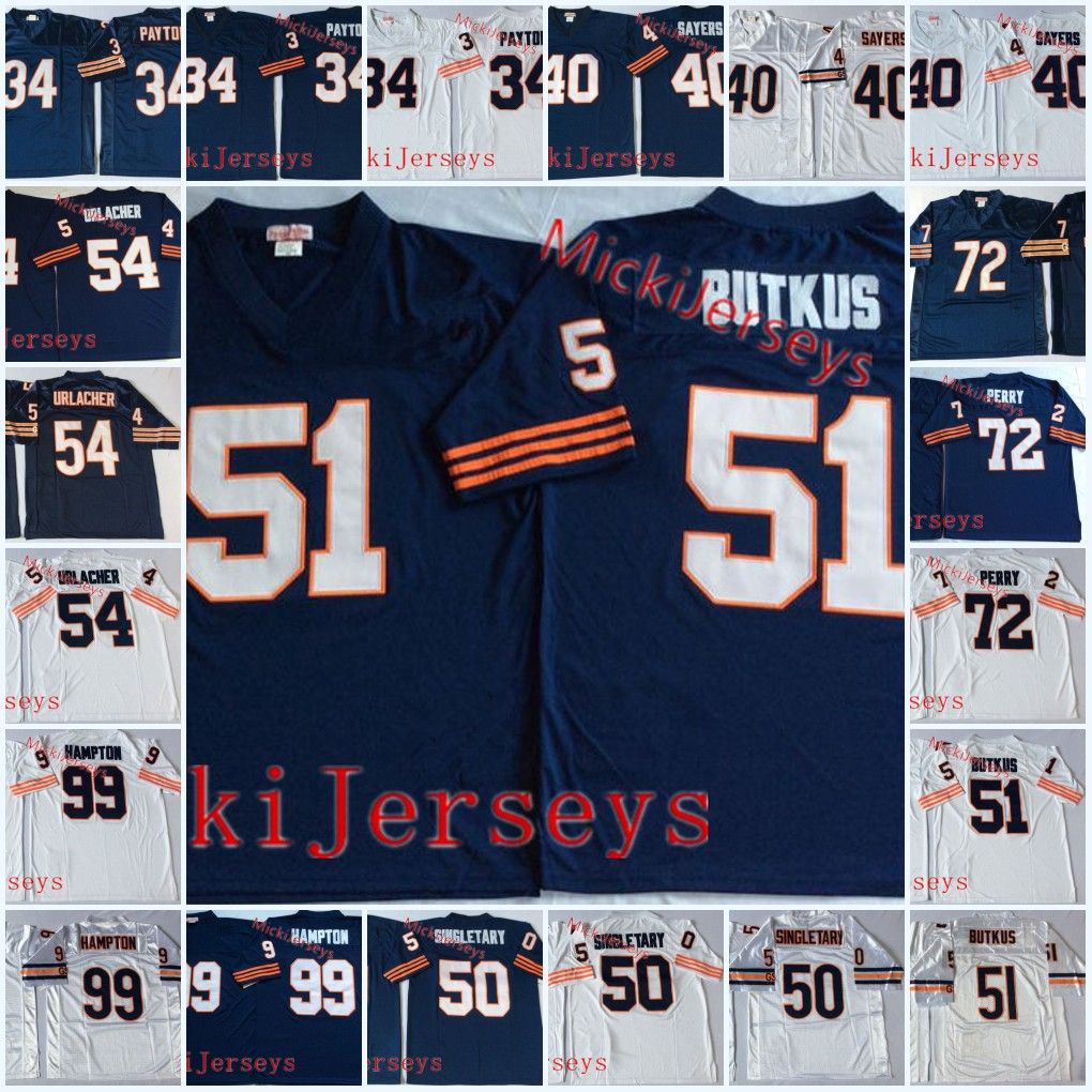 walter payton jersey number