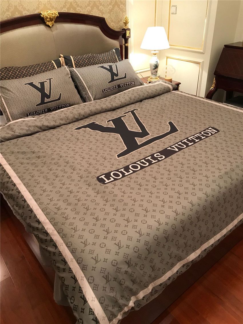 2019 L Letter Bedding Sets Men And Women Fashion Brand Bed Cover