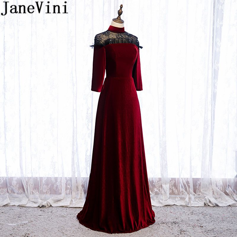 burgundy gown plus size