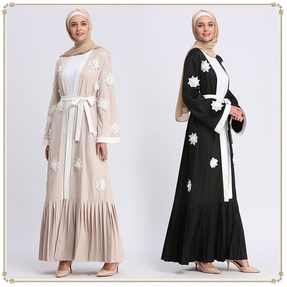 Hedendaags 2020 Muslim Dress Women Islamic Clothing Bangladesh Turkish Hijab DN-96