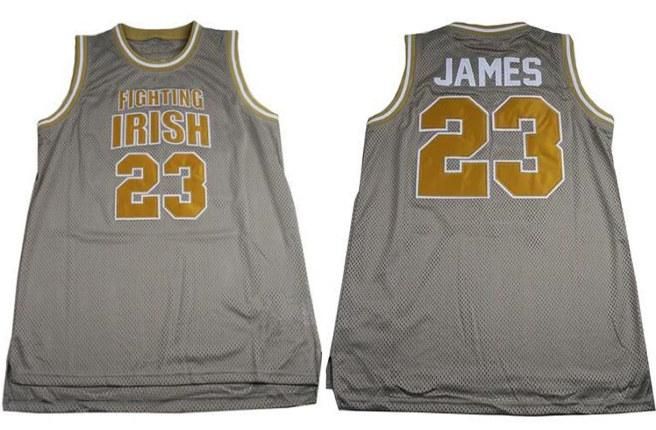 lebron fighting irish jersey