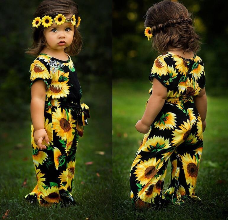 sunflower toddler dress