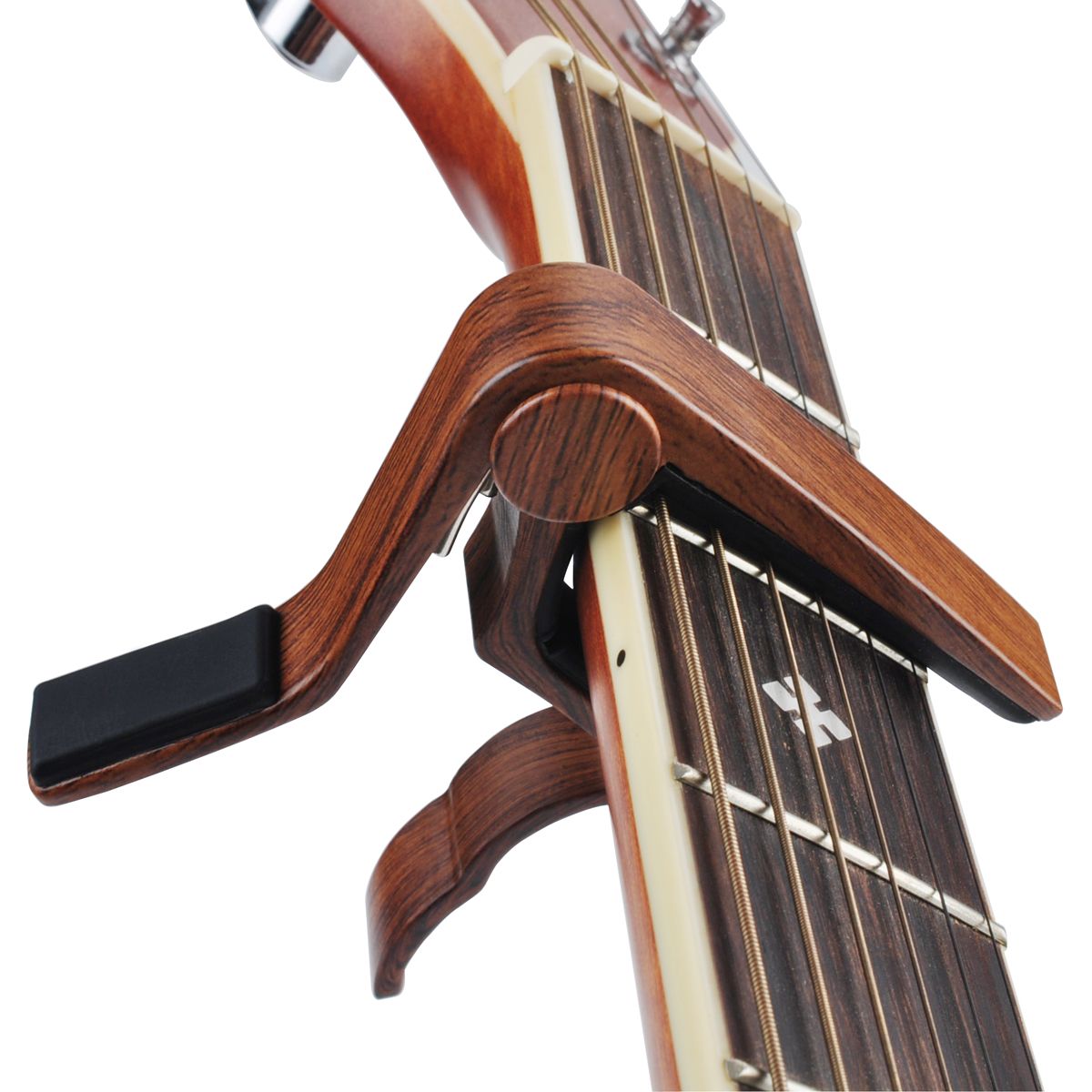 Vbest life Quick Changing Alloy Capo for 6-String Folk Classic Guitar and Acoustic Guitars Ukulele and More 3 Colors 