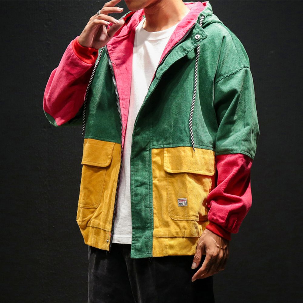 Mens colorful bomber jacket Clearance