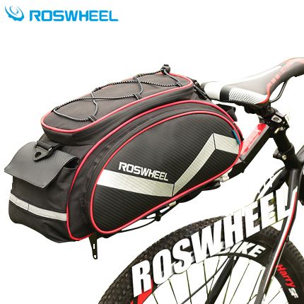 Bicycle Bag Multifunction Bike Tail Rear Bag Saddle Cycling Basket Rack Trunk