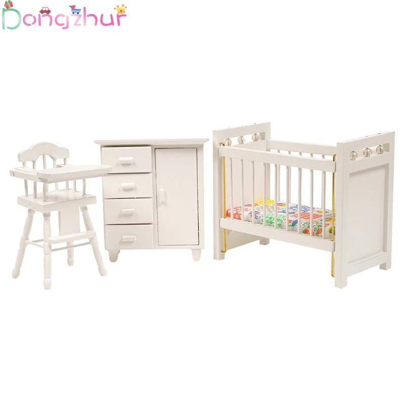 cuna de muñecas madera