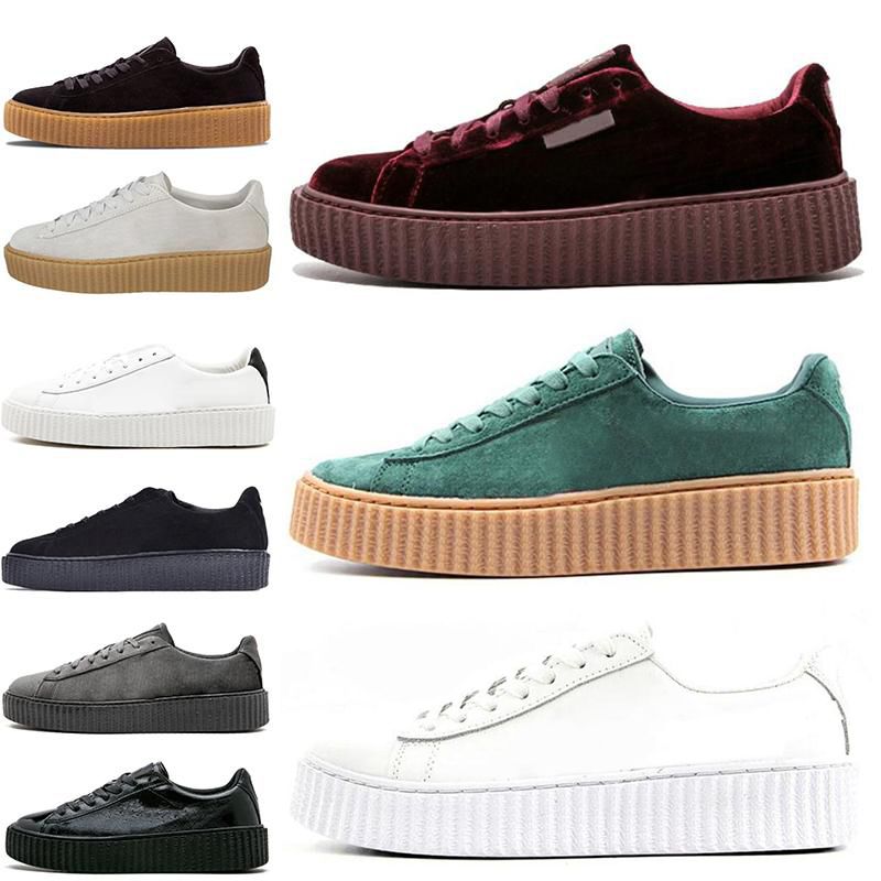 puma fenty creepers bambino arancione