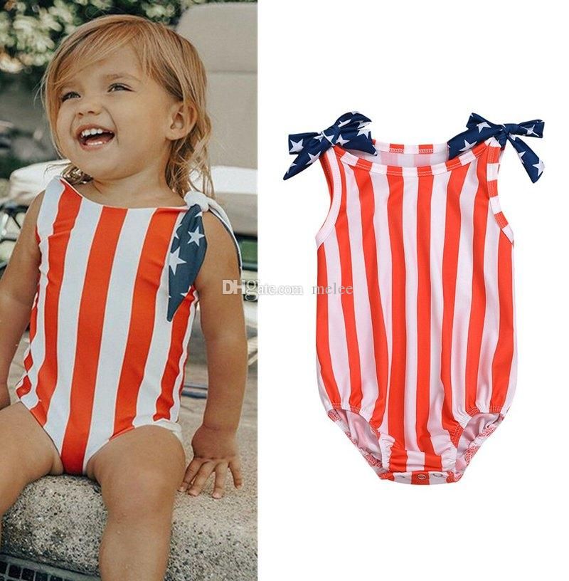 girls 4th of july bathing suit