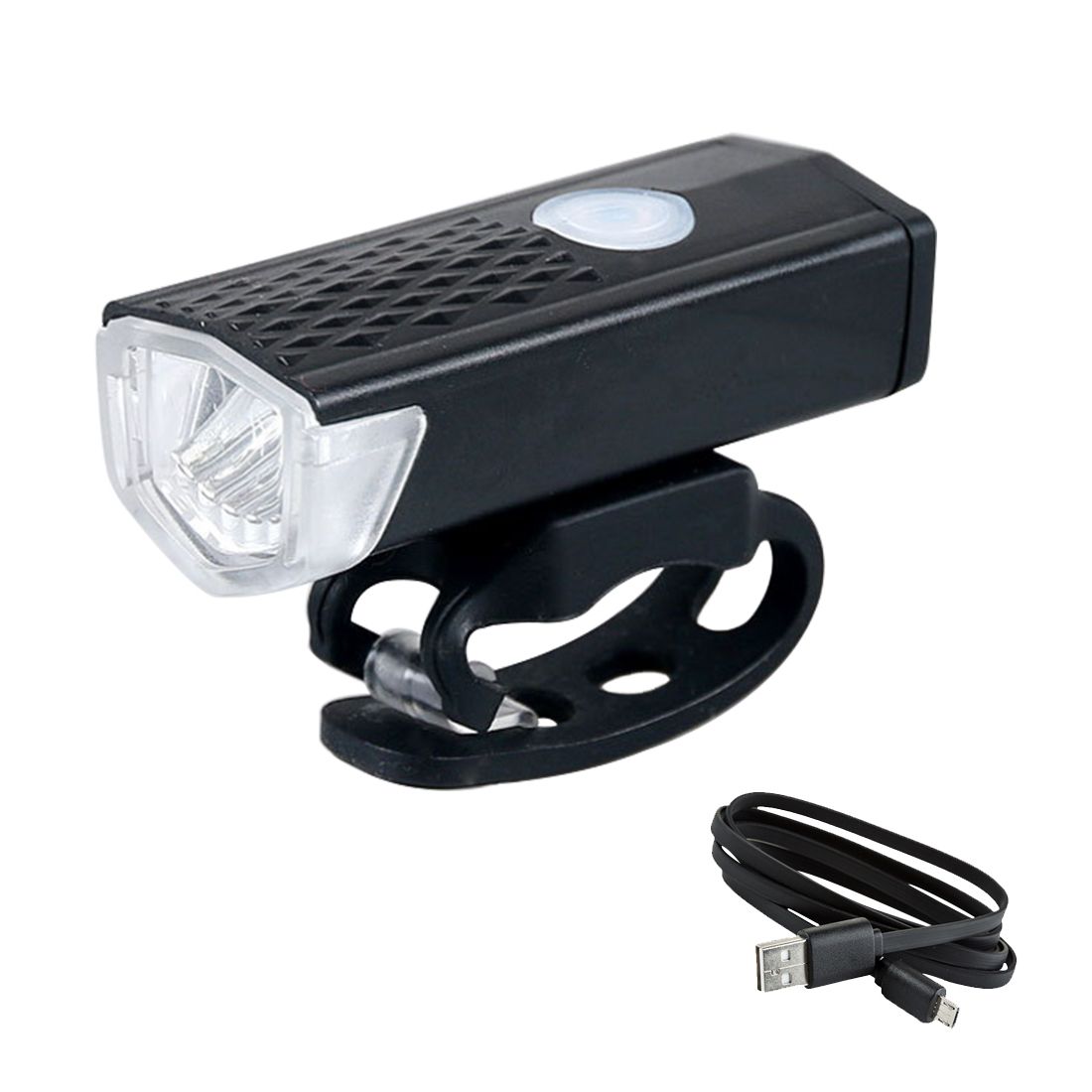 300lm Recargable USB LED Bicicleta Bicicleta Linterna Lámpara Frente Bicicleta Ciclismo Luz Faro Luz Luz USB De 7,24 € DHgate