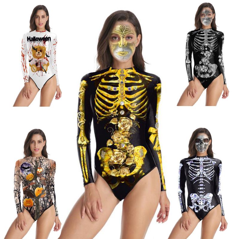 skeleton leotard