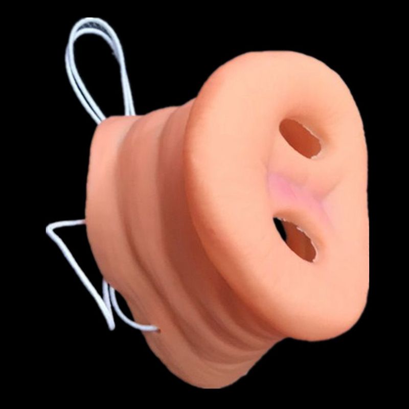 Halloween Silicone Pig Nose Mask Up Props Costume Party Coaplay Fun Decor US