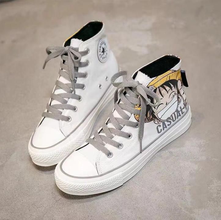 white shoes on one piece