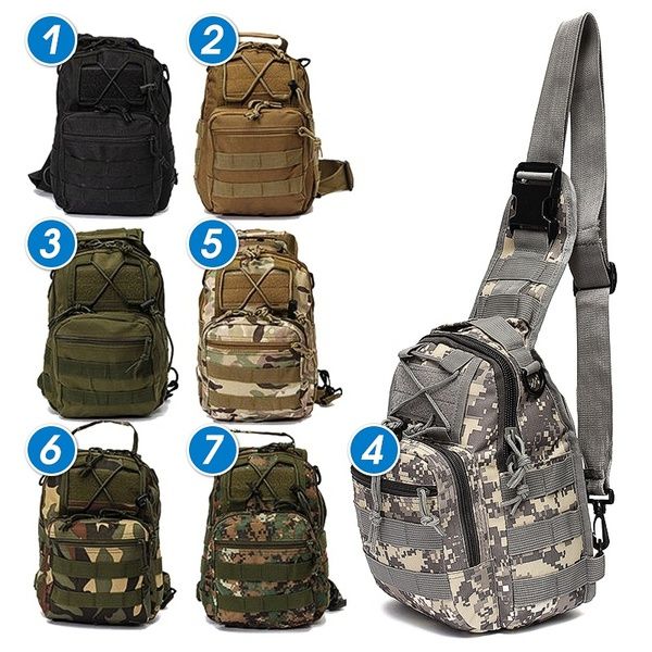 Compra Táctico Militar Del Hombro Del Hombre Pechera Sling Bag Mochila  Mochila Para Deporte Al Aire Libre Que Acampa Yendo Barato | Entrega Rápida  Y Calidad | Es.Dhgate