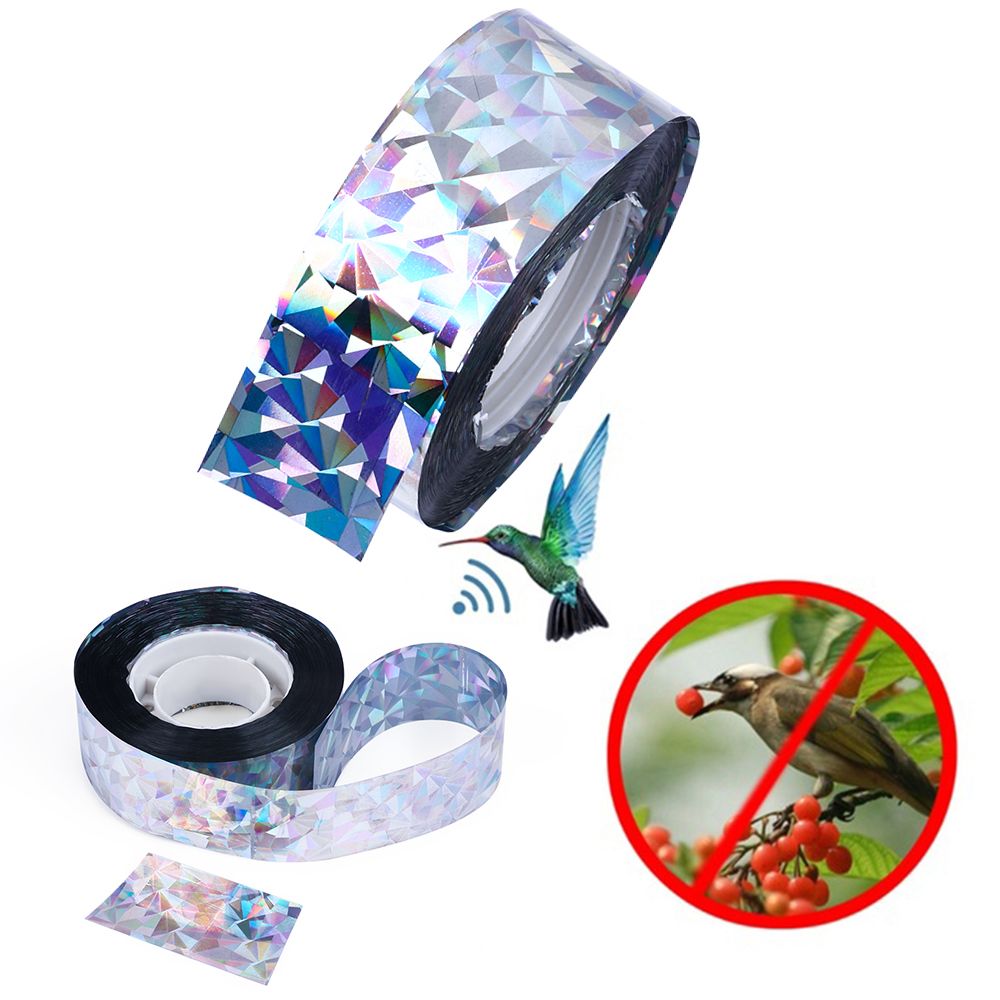 150/300/500FT Bird Repellent Tape Bird Scare Tape Audible Repellent Fox