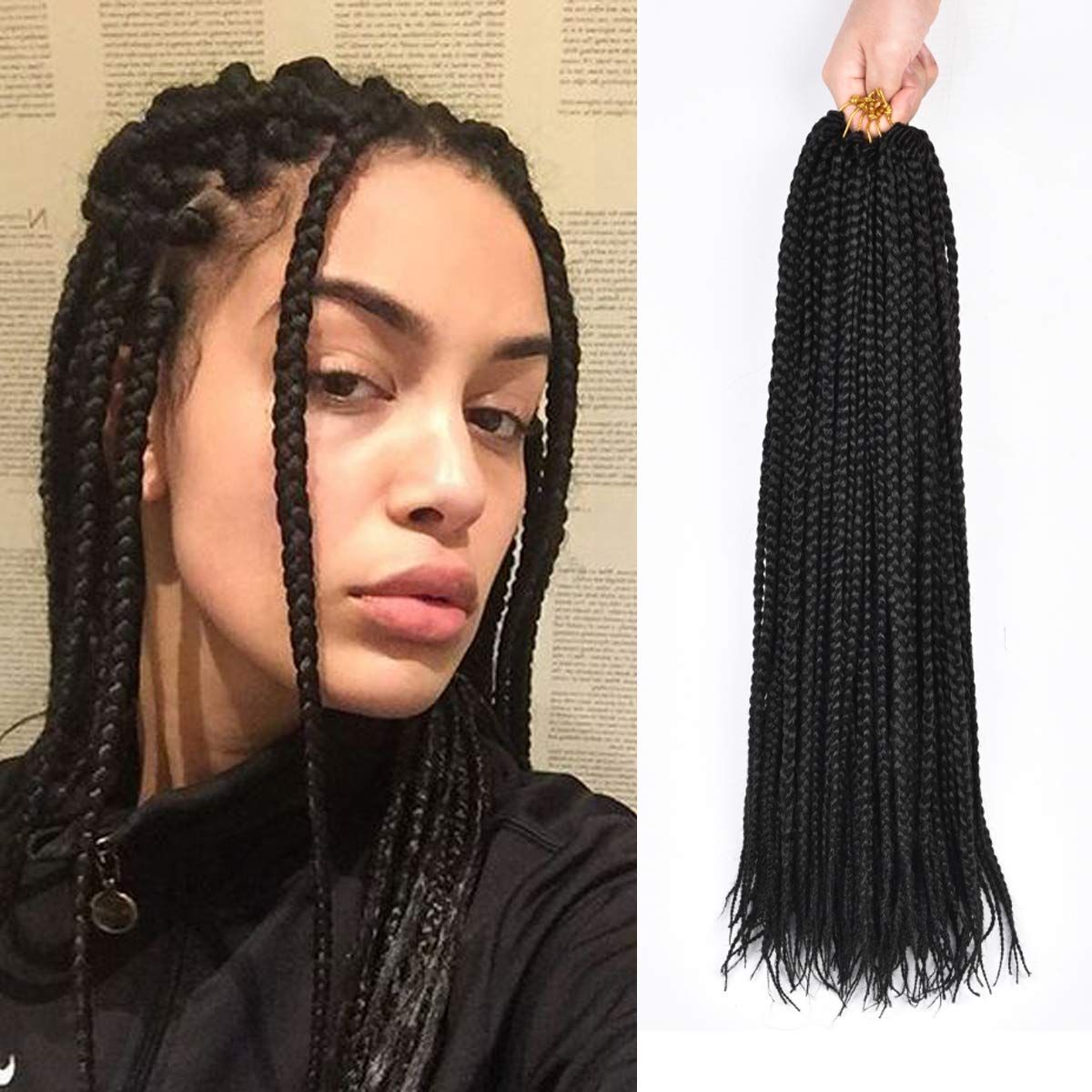 2019 3packs 14 18inch Box Braids Crochet Braids Mambo Twist