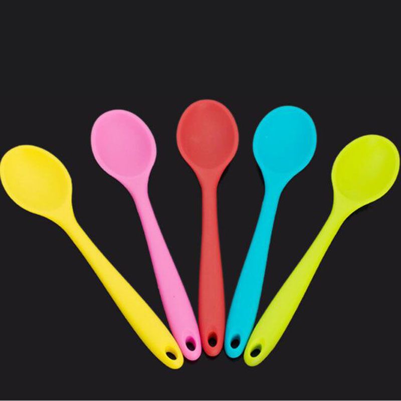 Kitchen Silicone Spoon 27cm Large Long Handle Cooking Baking
