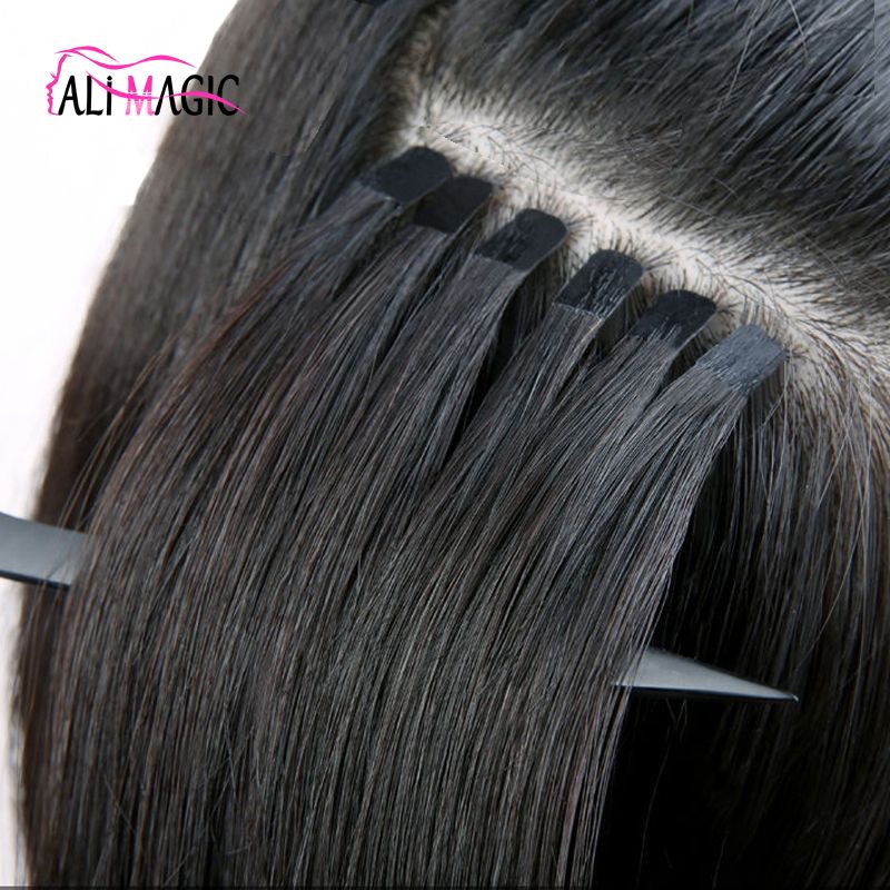 human hair extensions tape in