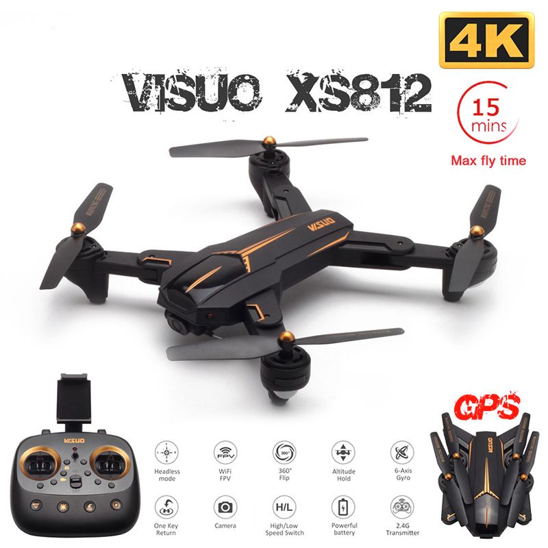 visuo xs812 gps 5g wifi fpv