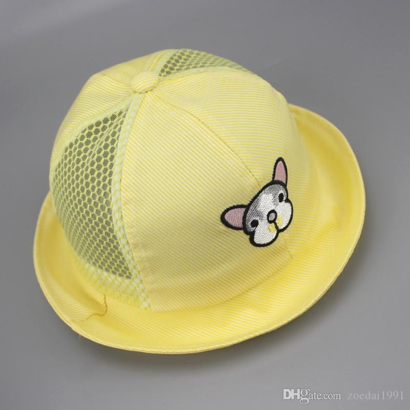 Cartoon Animal Sun Basin Cap Children Fisherman Hat Sunhat Summer Cap for Boys//Girls Children