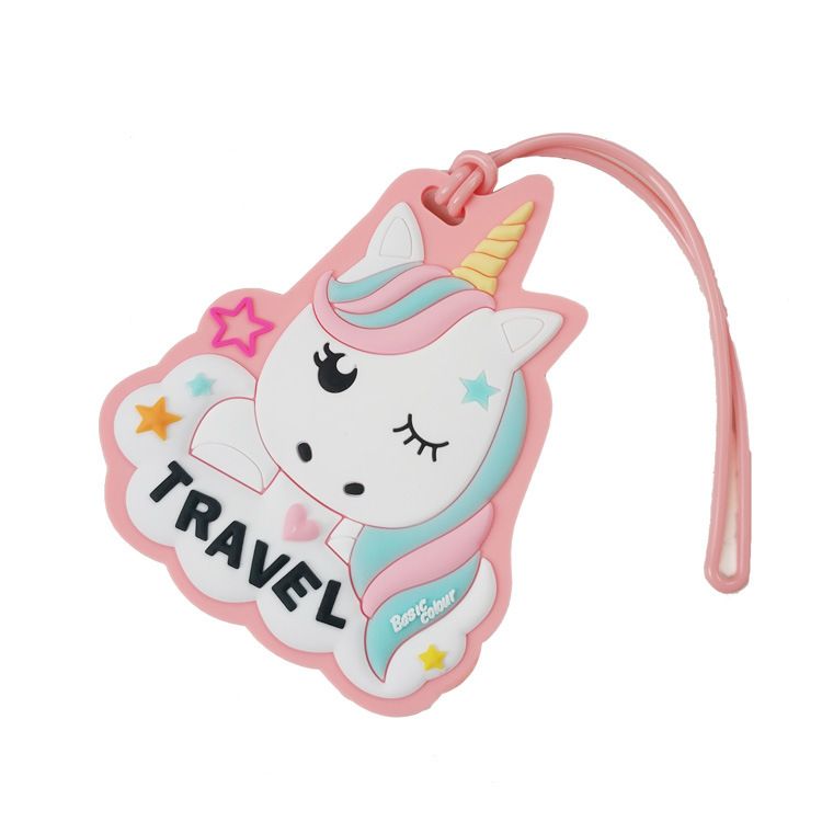 unicorn bag tag