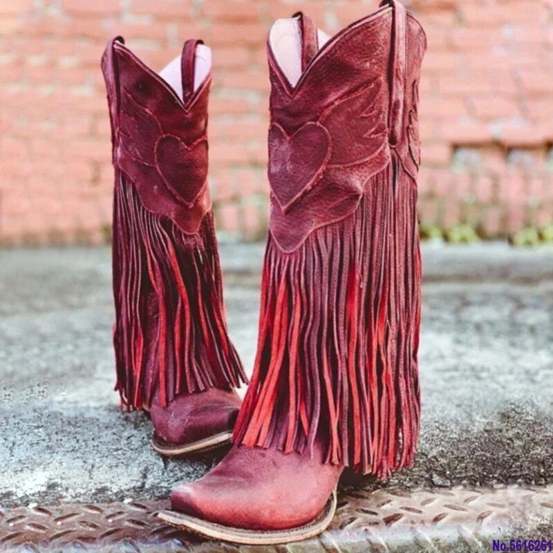 womens cowboy boots low heel