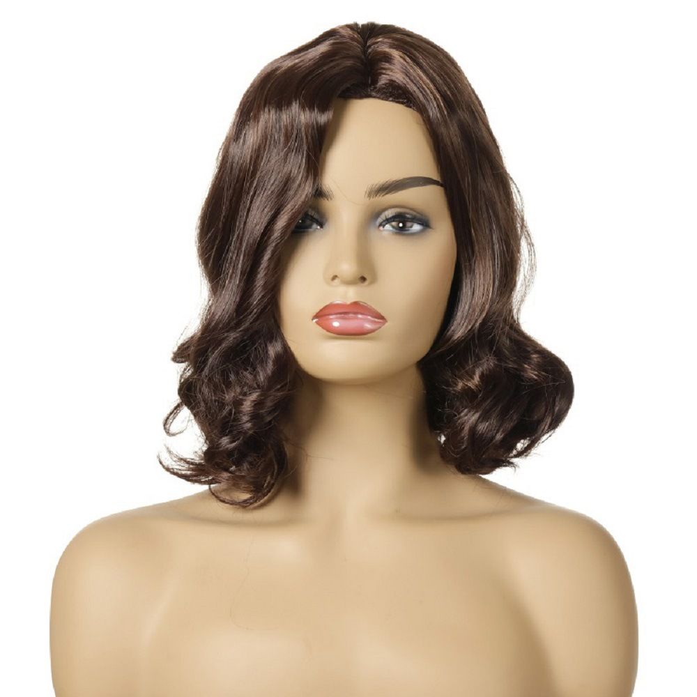 Euro American New Style Synthetic Headgear 12 Body Wave Brown