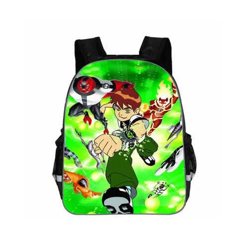Las mochilas infantiles Ben 10 de Cartoon Mochila Mochila de los estudiantes de la escuela