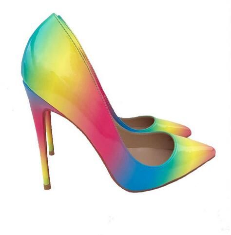 heels colorful