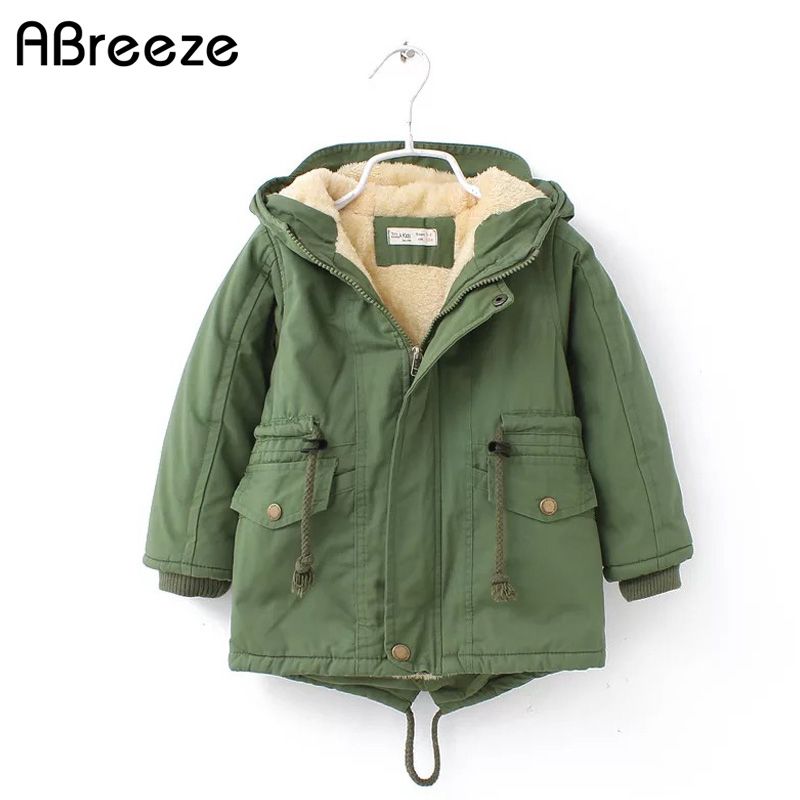 girls green winter coat