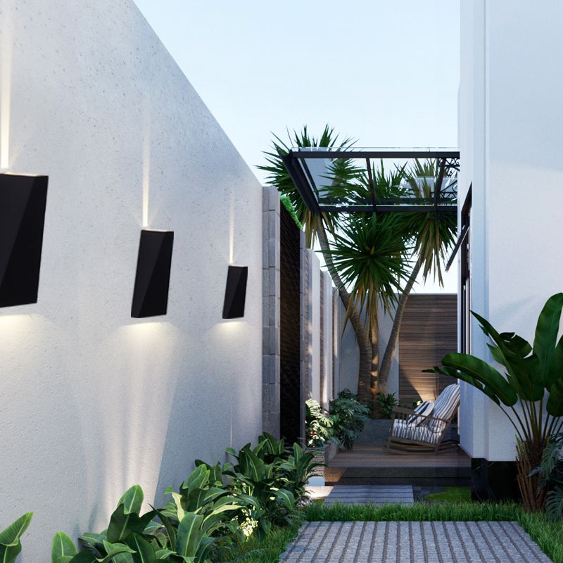 Details about   Outside Modern Wall Lantern Porch Contemporary Patio Outdoor Light Garden Sensor 