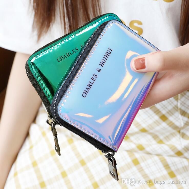 holographic zip bolsas