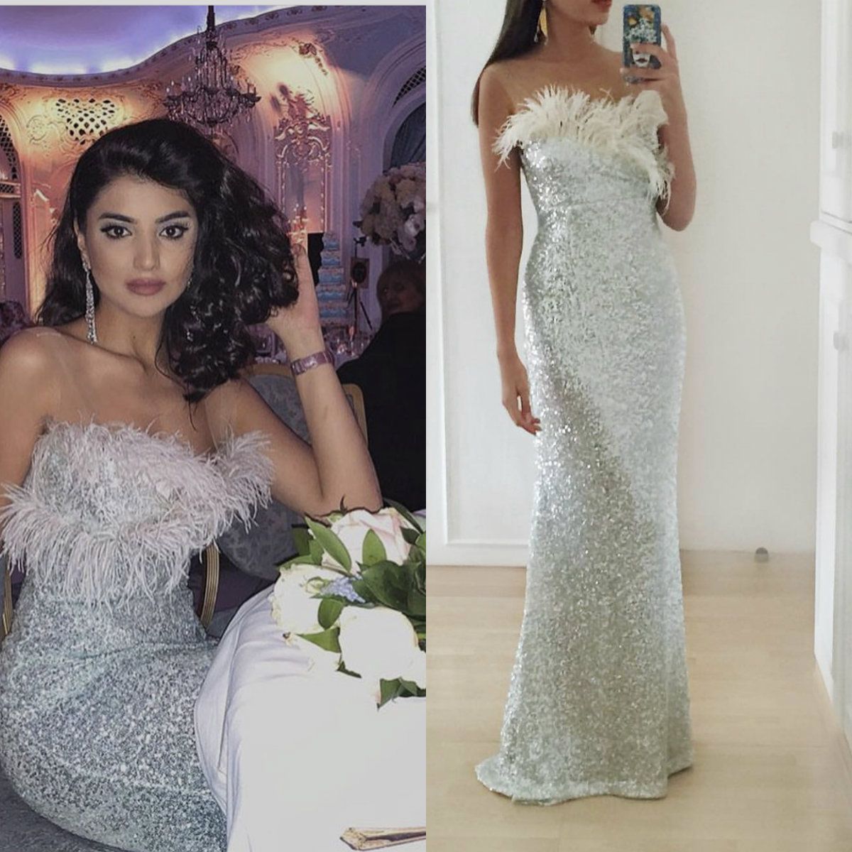 Vestido De Lentejuelas Sin Mangas Con Tirantes De Espagueti Vestido De Lentejuelas Sin Mangas Con Tirantes De Espagueti