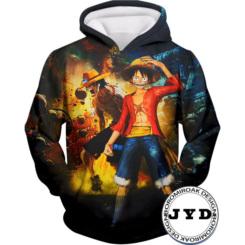 Sudadera Con Capucha One Piece Impresión 3d Popular Sudadera Con Capucha One Piece Impresión 3d Popular