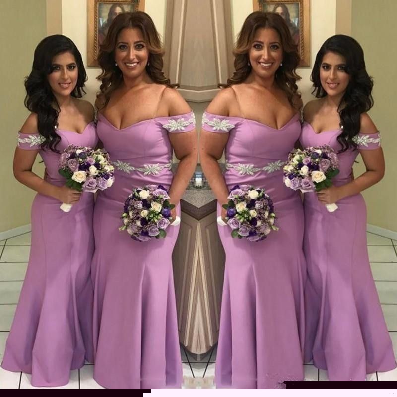 lavender purple bridesmaid dresses