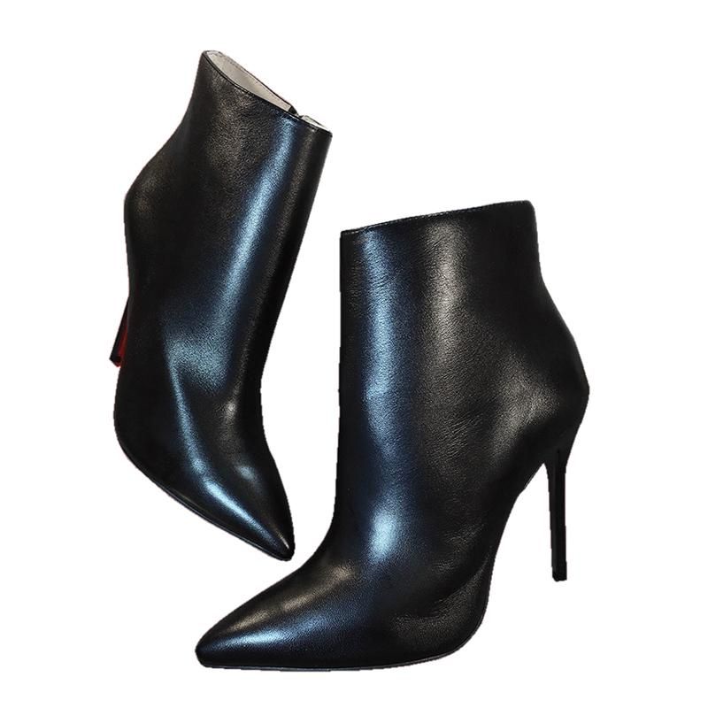 red bottom high heel boots