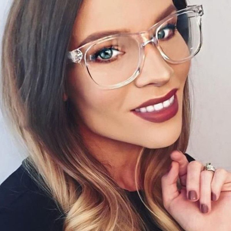 big clear glasses