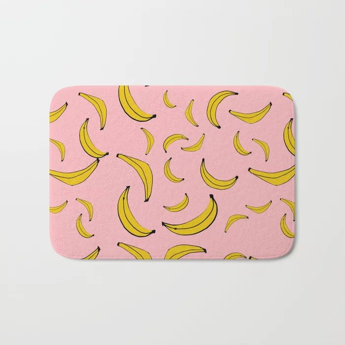 2020 Hot Bathroom Rugs Sea Of Bananas Pink Bath Mat Flannel Absorbent Non Slip Doormat Entrance Door Bath Room Mats From Bdhome 16 42 Dhgate Com