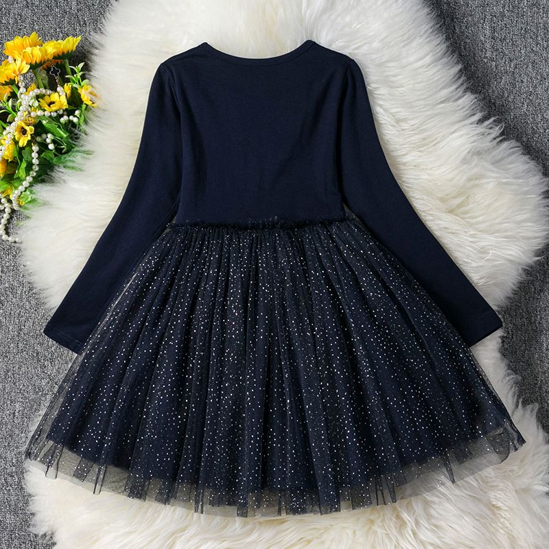 3-8 Años Vestido de Niñas Vestidos de Manga Larga Niños Unicornio Vestidos de Fiesta Vestidos 3-8 Años Vestido de Niñas Vestidos de Manga Larga Niños Unicornio Vestidos de Fiesta Vestidos