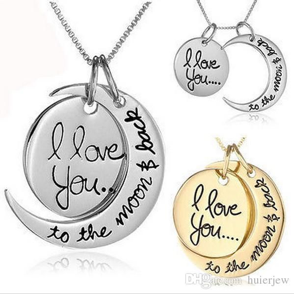 Laser etched acrylic mirror I Love You to the Moon and Back etched Moon shape bracelet 1 piece or pair necklace or Earring pendant
