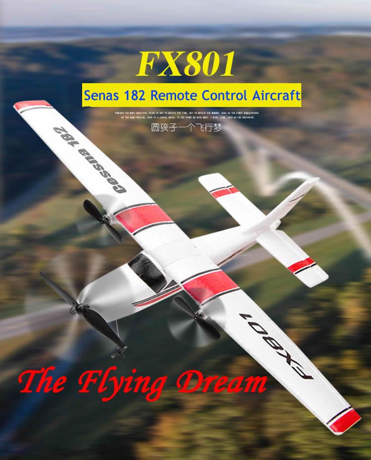 819 RC Plane 2.4Ghz Remote Control Airplane Ready To Fly RTF Gliding Aircraft S