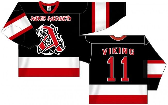 Secretario seguramente contaminación Rare Vintage Amon Amarth - Viking Hockey Jersey Hockey Jersey bordado cosido Personalizar cualquier número y nombre Secretario seguramente contaminación Rare Vintage Amon Amarth - Viking Hockey Jersey Hockey Jersey bordado cosido Personalizar cualquier número y nombre