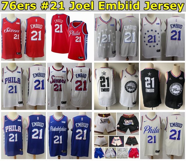 2019 2020 Mens Youth Philadelphia 76ers Joel Embiid Swingman