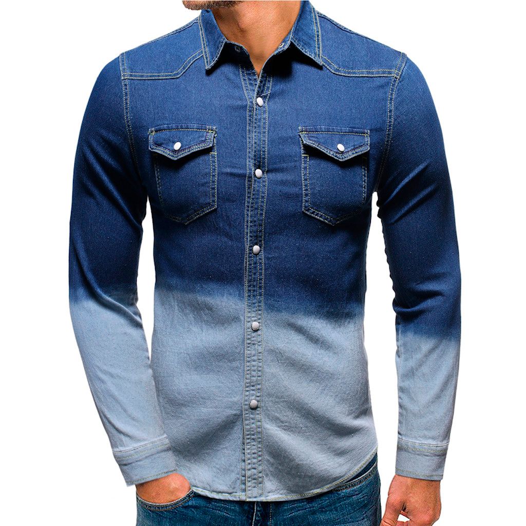 Mfasica Men Polo Shirts Turn Down Collar Short Sleeve Print Silm Fit Tees Top