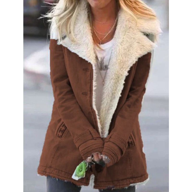 fur lined winter coat