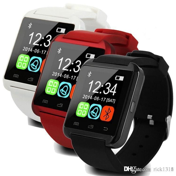 Suministro Al Por Mayor U8 Inteligentes Reloj Relojes De Pulsera SmartWatch  Con Altímetro Y Motor Para IPhone 6 7 6S Plus De Samsung Borde S8 Pluls S7  Teléfono Android De Apple Celular