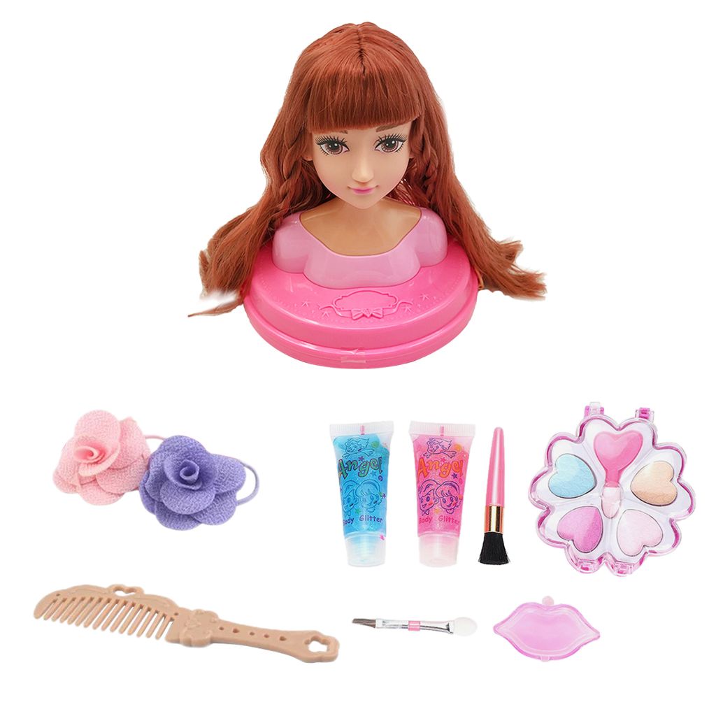 doll head to do hair and makeup