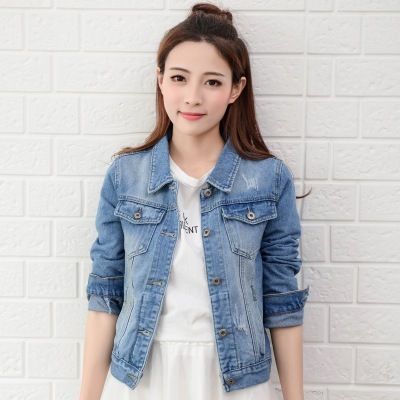 short denim jacket ladies