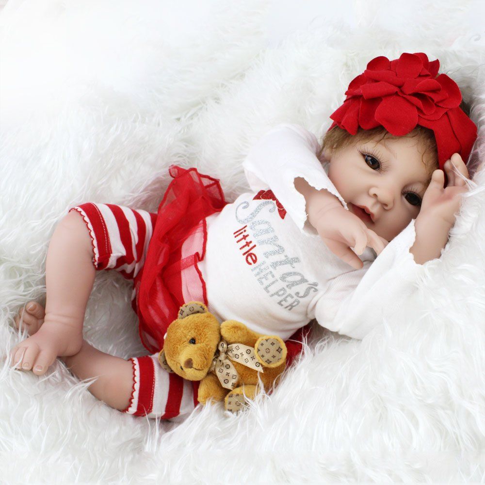 Compre 22 Pulgadas Bebe Reborn La Venta De Silicona Peluches Bebes Reborn Ninas Casa Del Juego Juguetes Muneca Realista Del Recien Nacido Regalo De Navidad De Santa A 90 52 Del Toy710 Compre 22 Pulgadas Bebe Reborn La Venta De Silicona Peluches Bebes Reborn Ninas Casa Del Juego Juguetes Muneca Realista Del Recien Nacido Regalo De Navidad De Santa A 90 52 Del Toy710