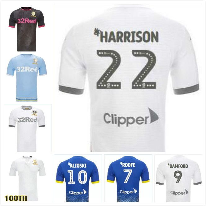 2021 Leeds United Home White Soccer Jersey 2019 20 Leeds Goalkeeper Blue Football Shirts 2020 9 Bamford 10 Alioski Football Uniforms Sales From Ggg512 13 48 Dhgate Com