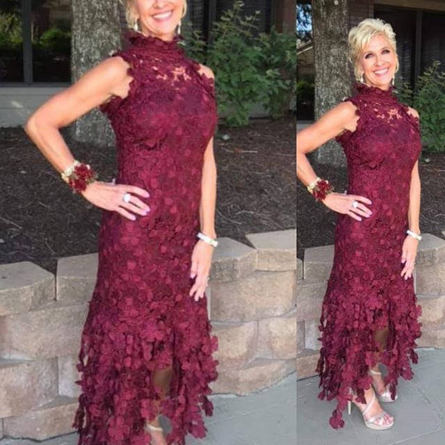 vestito bordeaux matrimonio